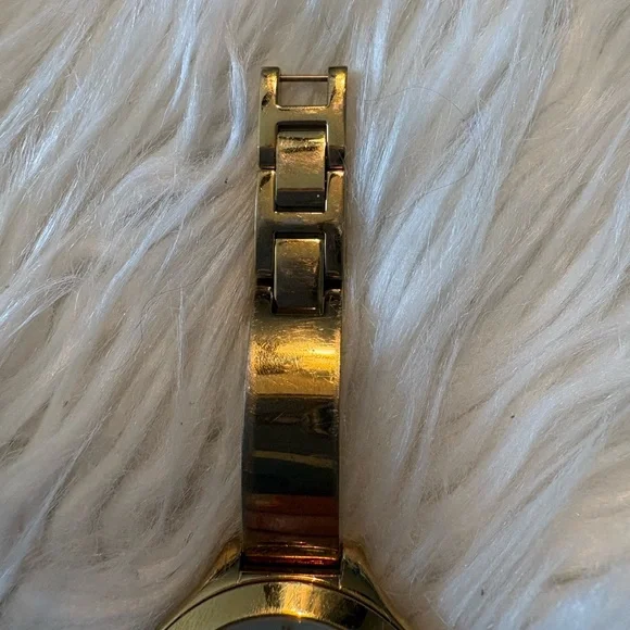 Michael Kors Gold Tone Minimalist Bracelet Watch - Picture 4 of 15